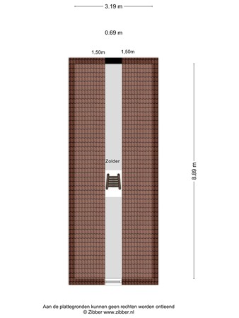 Floorplan - Kollenberg 13, 5296 LC Esch